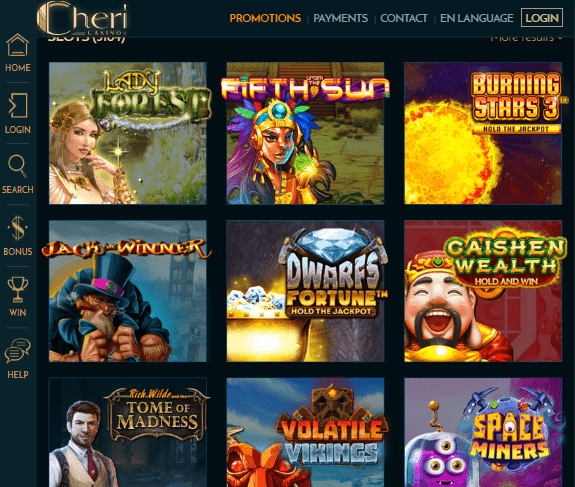 jeux mobile cheri casino